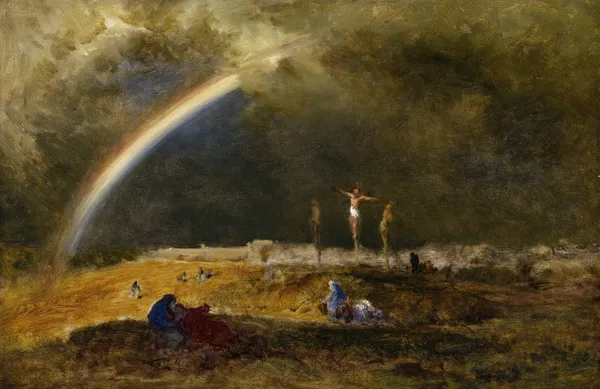 The Triumph at Calvary av George Inness