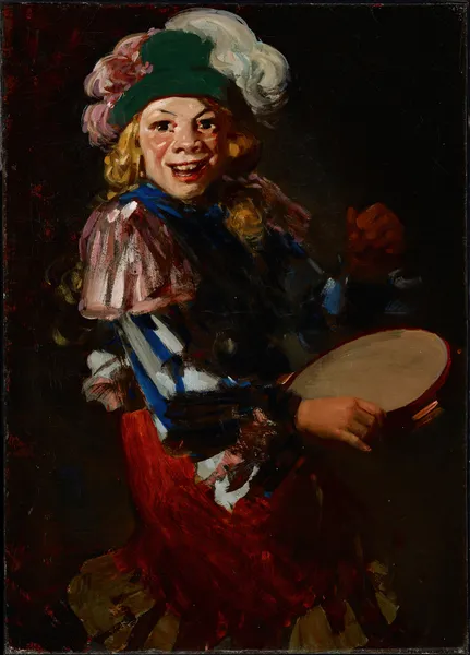 New Year’s Shooter av George Luks