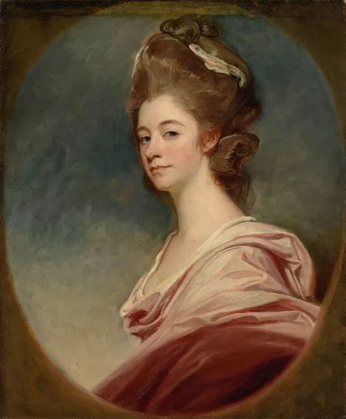 Portrait Of Lady Emilia Kerr av George Romney