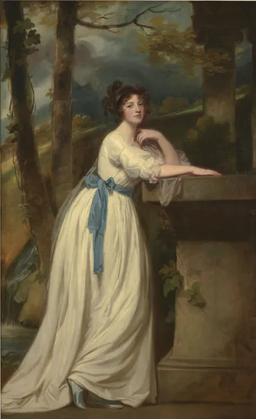 Portrait Of Mrs. Andrew Reid av George Romney