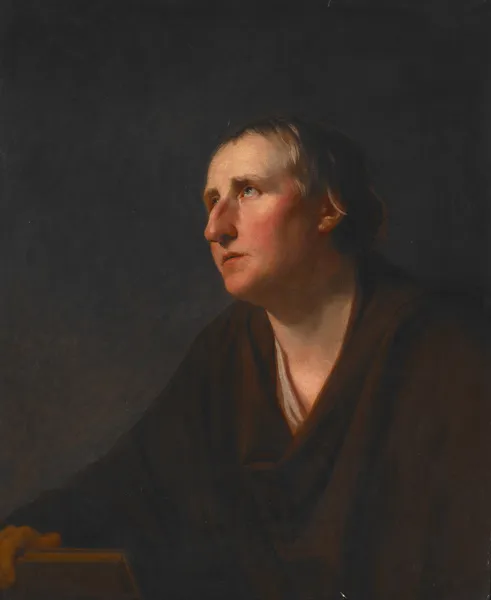 Portrait of Rev. Richard Stables av George Romney
