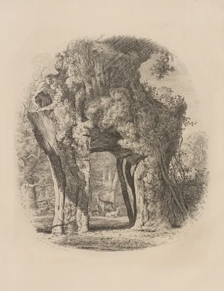 The Green-Dale Oak av Jacob George Strutt