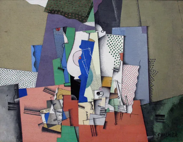 Geometrical still life II av Georges Valmier