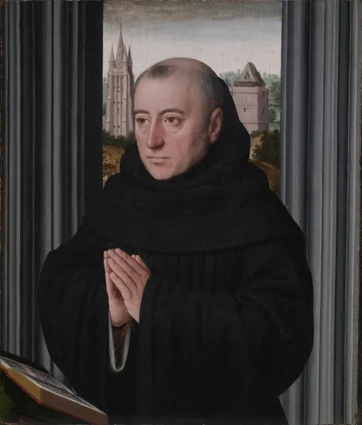 Portrait of a Monk av Gerard David