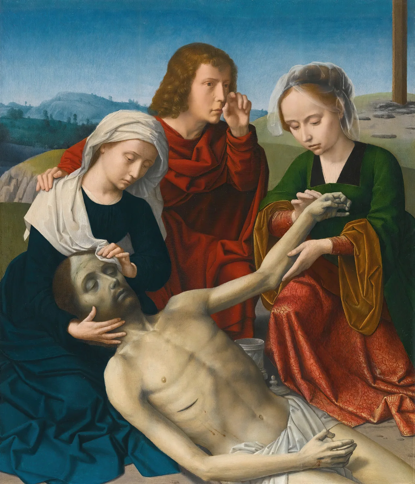 The Lamentation av Gerard David