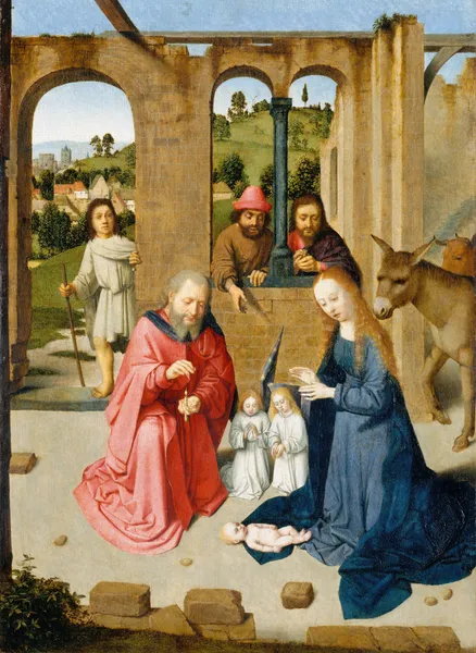 The Nativity av Gerard David