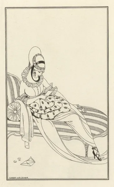Journal des Dames et des Modes, Costumes Parisiens, 1914, No. 162 av Gerda Wegener