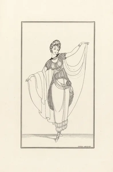Journal des Dames et des Modes, Costumes Parisiens. No. 165 av Gerda Wegener