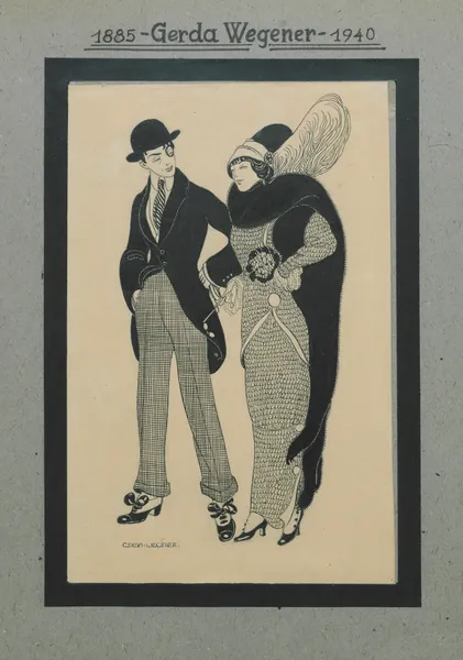 Man and Woman av Gerda Wegener