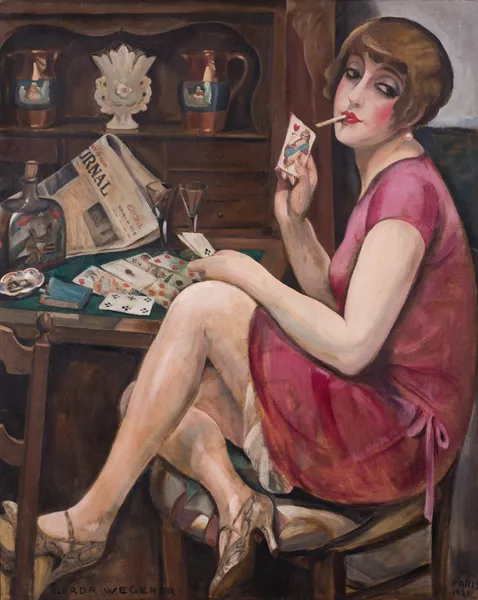Queen of Hearts – Portrait of Lili av Gerda Wegener