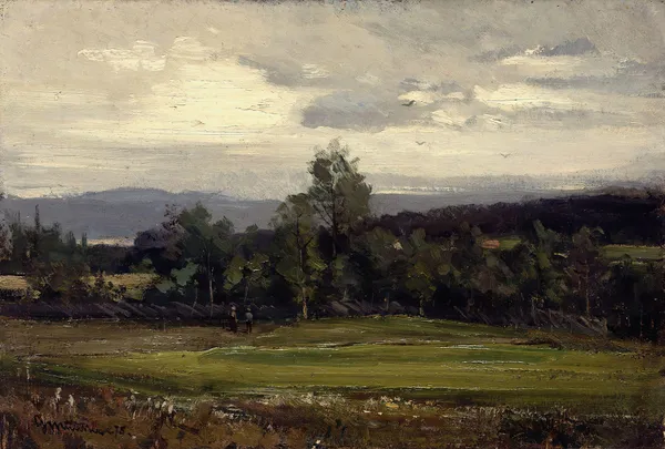 Fields at Hedmark in Summer av Gerhard Munthe