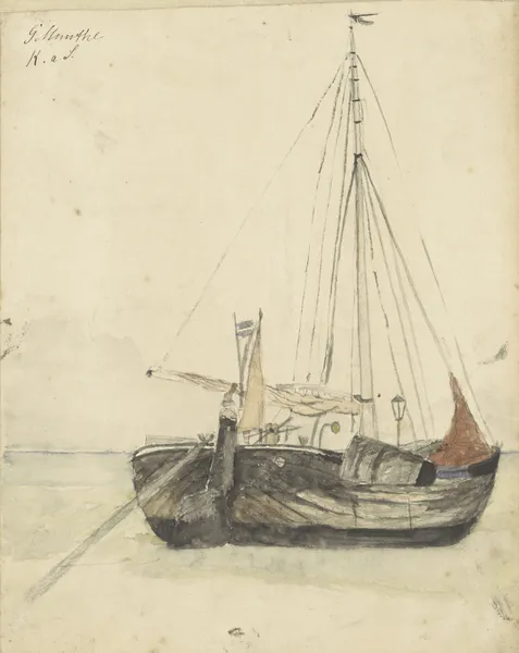 Visserspink te Katwijk av Gerhard Munthe