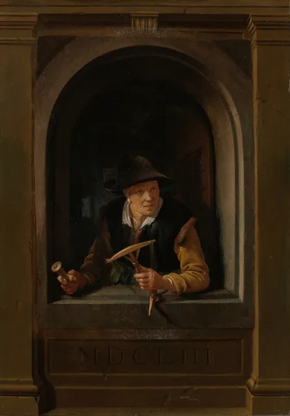 A Fisherman’s Wife av Gerrit Dou