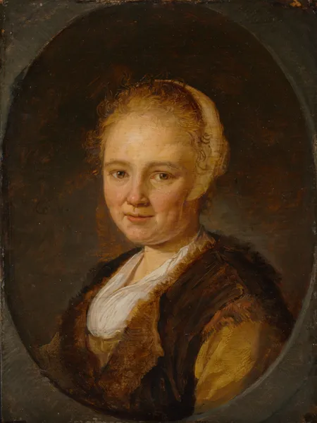 A Young Woman av Gerrit Dou