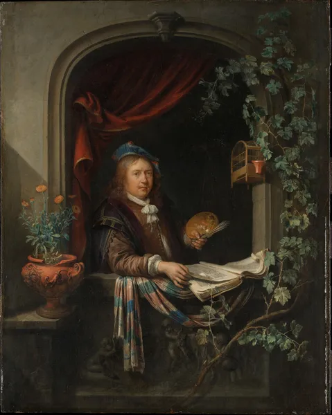 Self-Portrait av Gerrit Dou