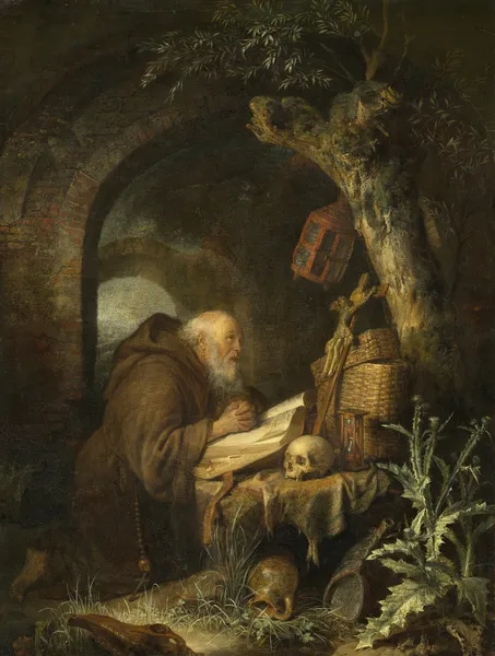 The Hermit av Gerrit Dou