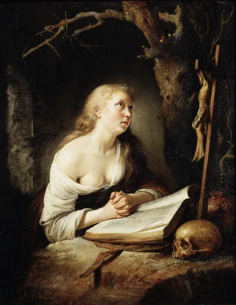 The Penitent Magdalen av Gerrit Dou