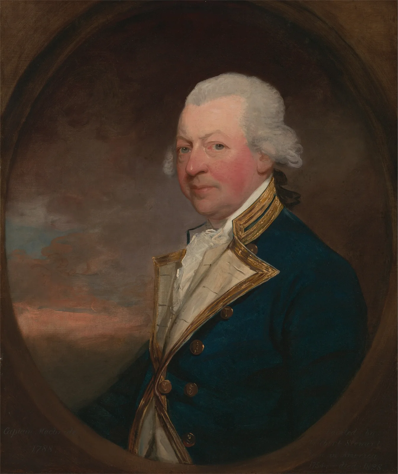 Captain John MacBride av Gilbert Stuart