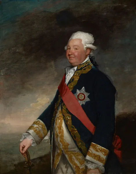 Vice-Admiral Edward Hughes av Gilbert Stuart