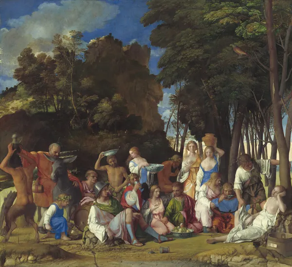 The Feast of the Gods av Giovanni Bellini
