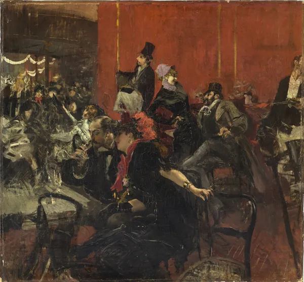 Feast Scene av Giovanni Boldini