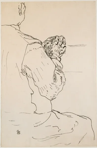 Giovanin de Vöja, Studie zu ‘Emmaus’ av Giovanni Giacometti