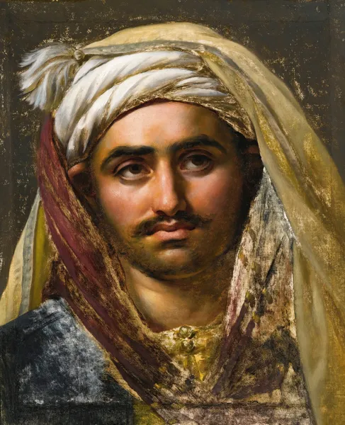 Tête d’un jeune Turc av Anne Louis Girodet-Trioson