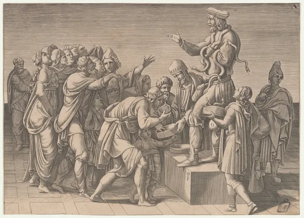The Charlatan av Giulio Romano