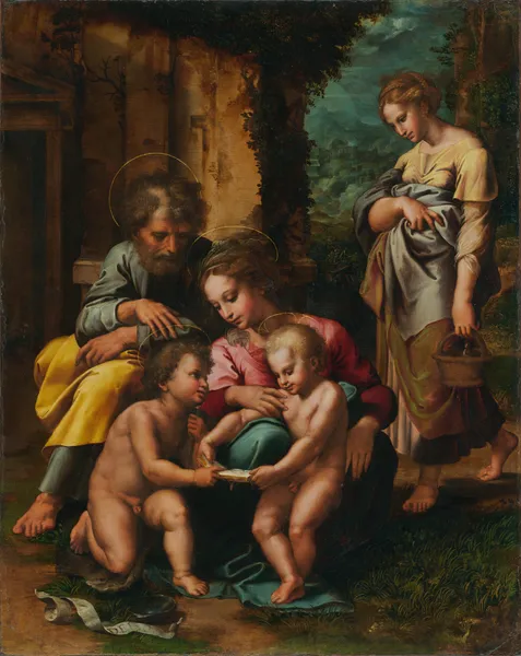 The Holy Family av Giulio Romano