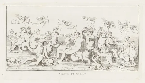 Venus et Cupido av Giulio Romano