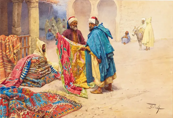 The Rug Merchant av Giulio Rosati