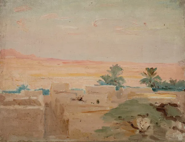 Biskra – Desert (Evening) av Jan Ciągliński