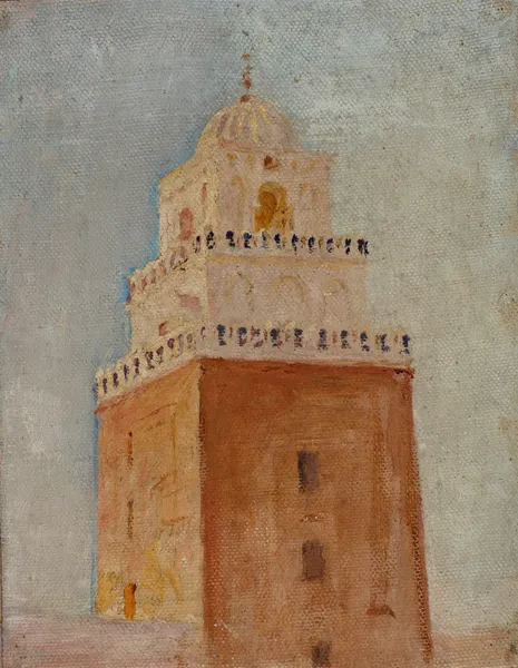 Kairouan (The Minaret of the Mosque of the Barber) av Jan Ciągliński