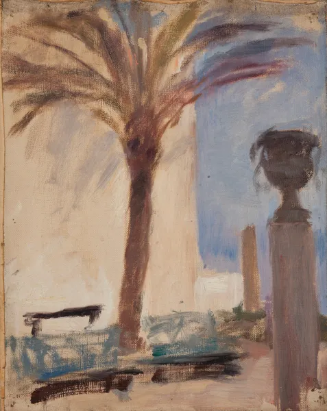 Taormina (Palms near the Hotel) av Jan Ciągliński