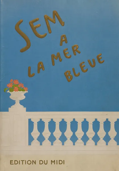 Album Sem à la mer bleue [couverture] av Georges Goursat (Sem)