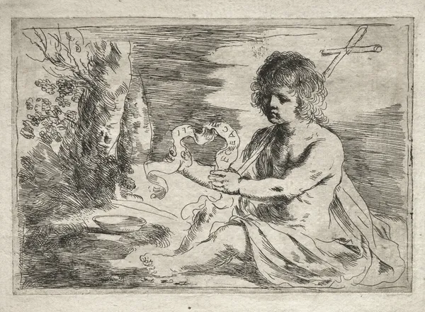 St. John the Baptist av Guercino