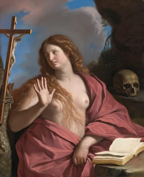 The Penitent Magdalene av Guercino