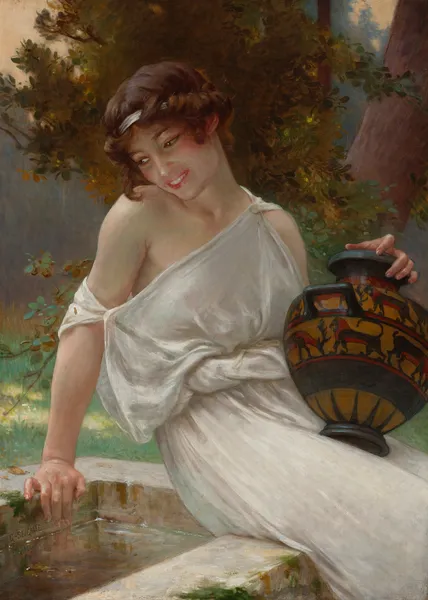 A la fontaine av Guillaume Seignac