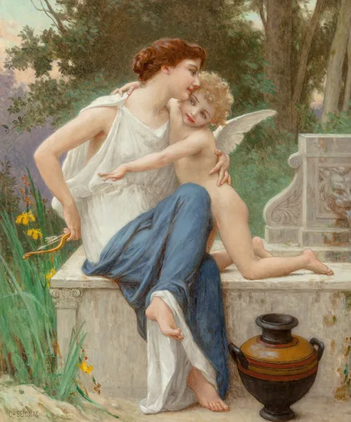 Disarming Cupid av Guillaume Seignac