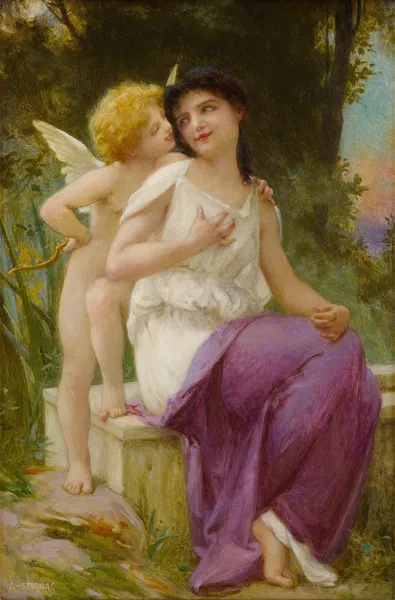 Vénus et l’Amour av Guillaume Seignac
