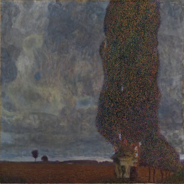 Approaching Thunderstorm (The Large Poplar II) av Gustav Klimt