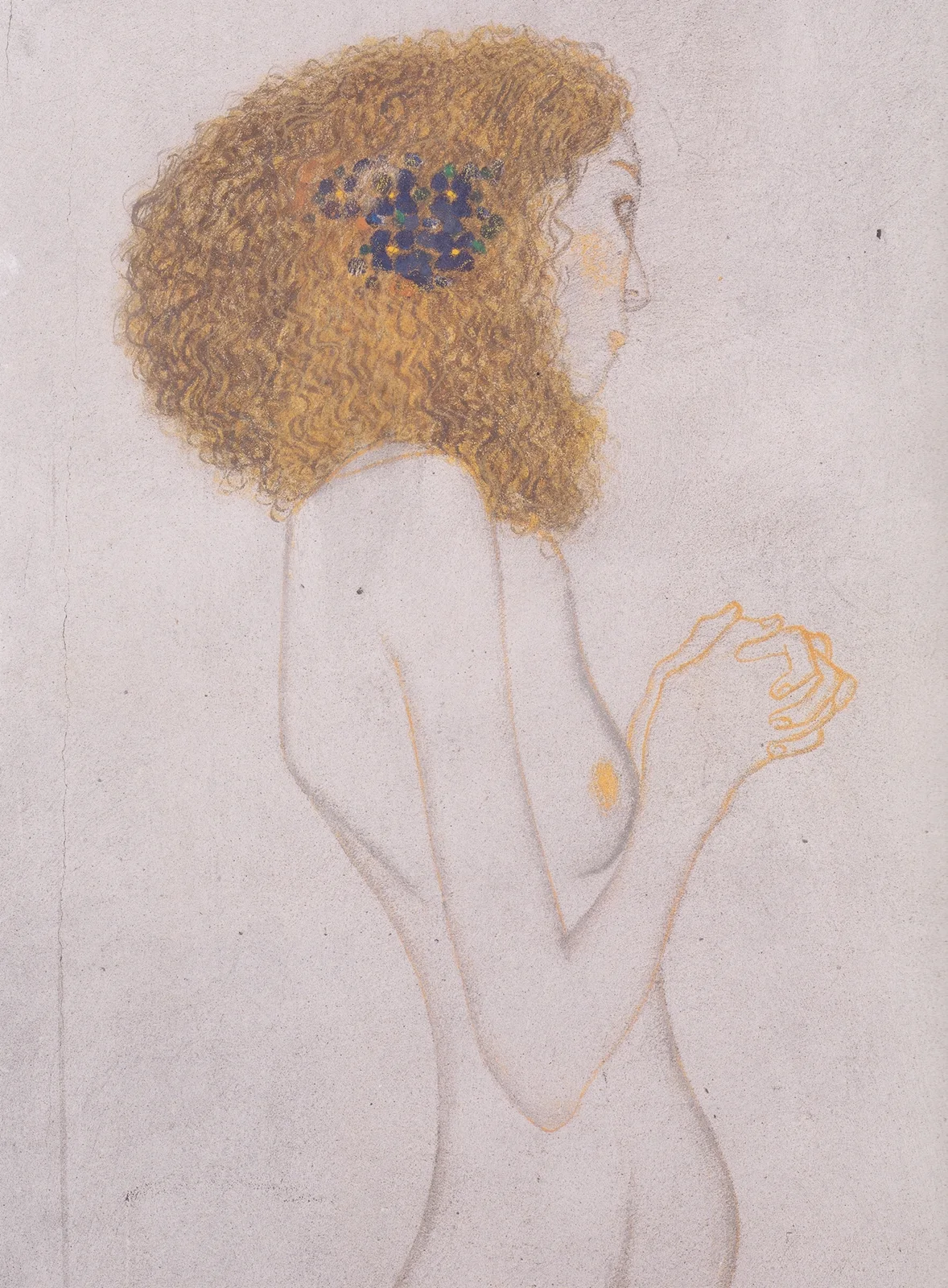 Die Leiden der schwachen Menschen av Gustav Klimt