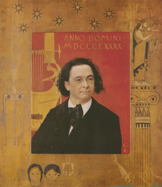 Portrait of Josef Pembaur av Gustav Klimt