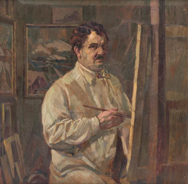 Self-Portrait av Gustáv Mallý