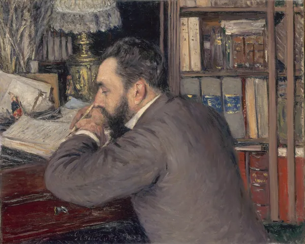 Henri Cordier av Gustave Caillebotte