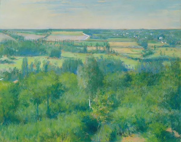 La Vallée De L’yerres av Gustave Caillebotte