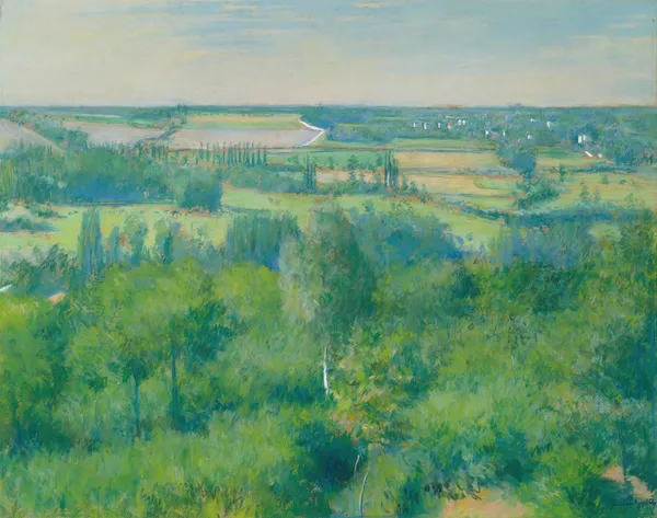 La Vallée De L’yerres av Gustave Caillebotte