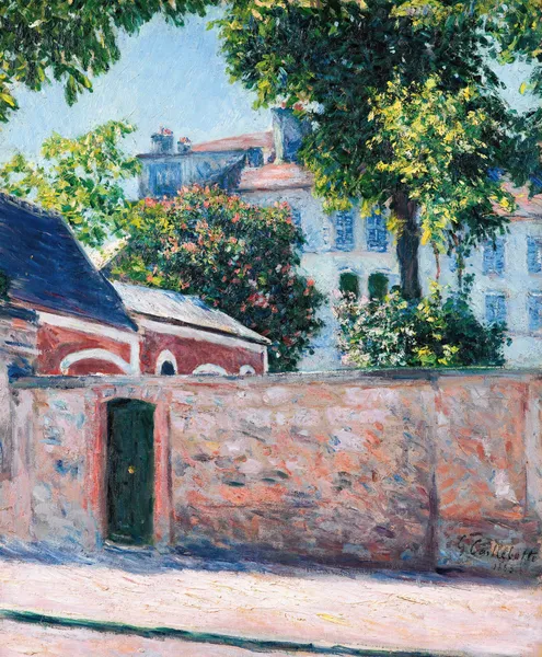Maisons À Argenteuil av Gustave Caillebotte