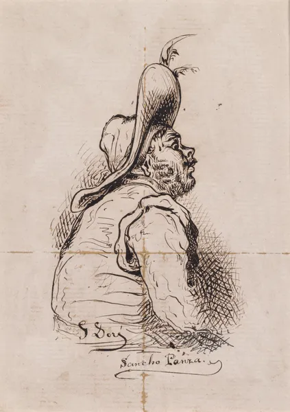 Sancho Panza av Gustave Doré