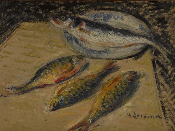Bar et gardons av Gustave Loiseau